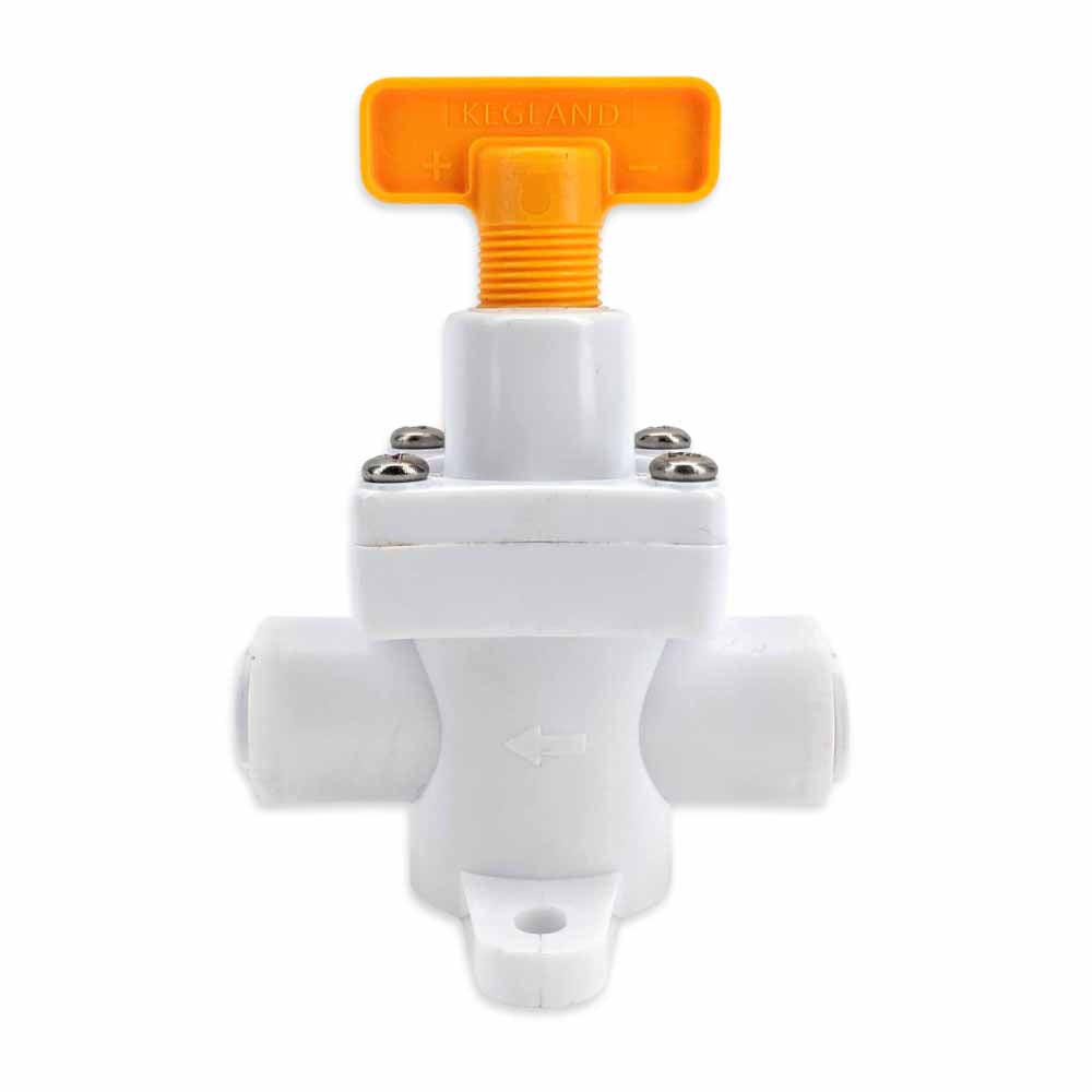 This new line comes with 8mm (5/16") push in connectors so you can push your beer, water, gas line directly into the unit.\