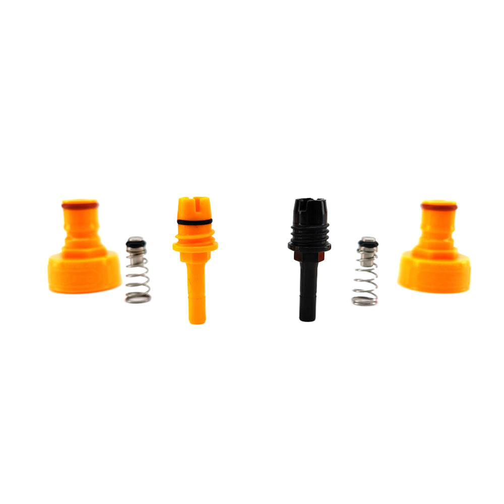 YELLOW - FermZilla Liquid/Gas Post Plastic Carbonation Cap - KegLand