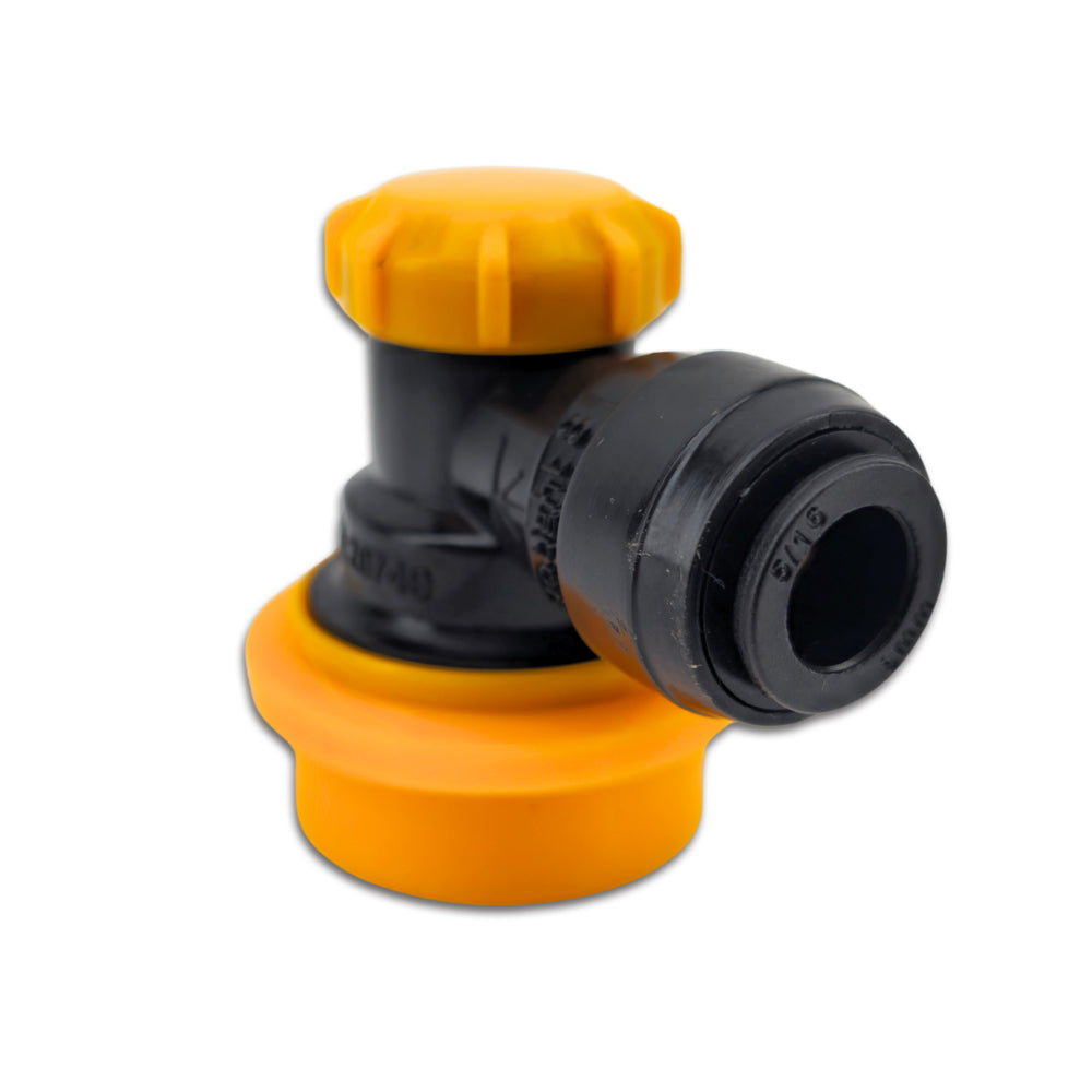 duotight 8mm (5/16) x Ball Lock Disconnect - (Black + Yellow Liquid)
