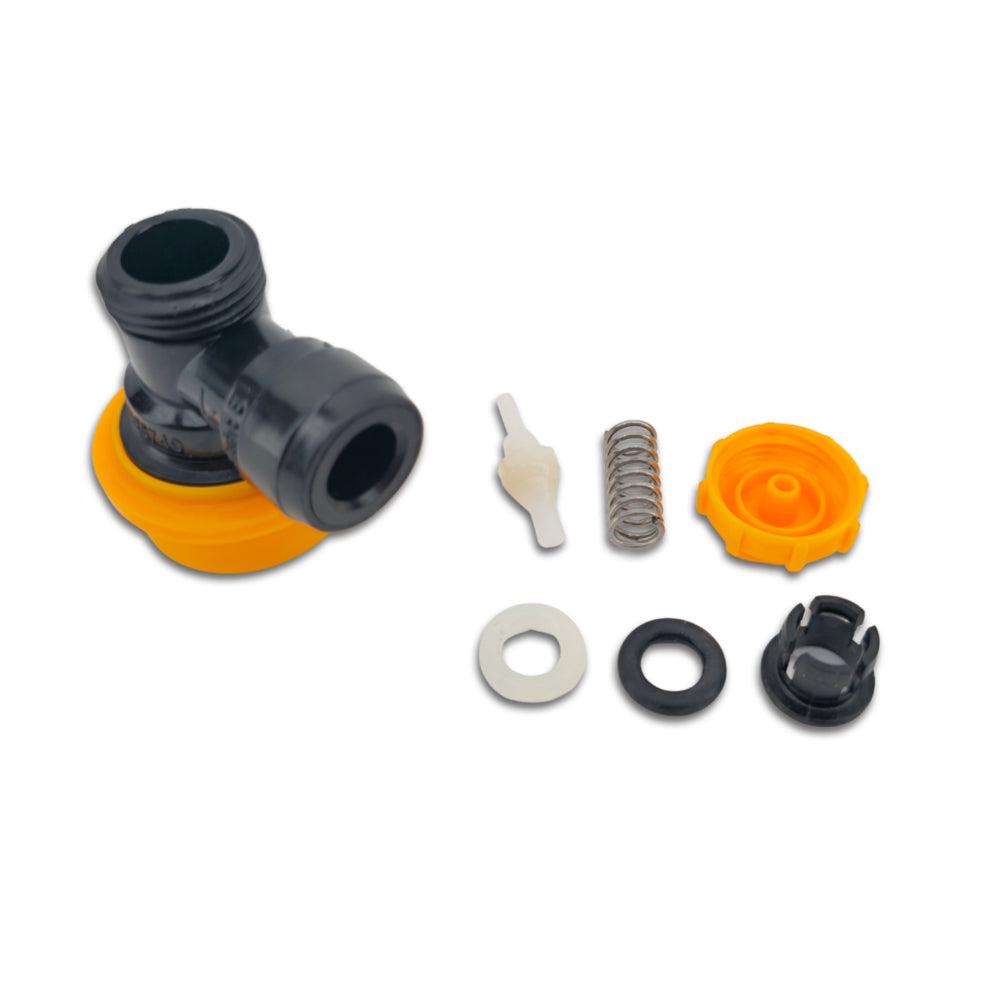 duotight 8mm (5/16) x Ball Lock Disconnect - (Black + Yellow Liquid)