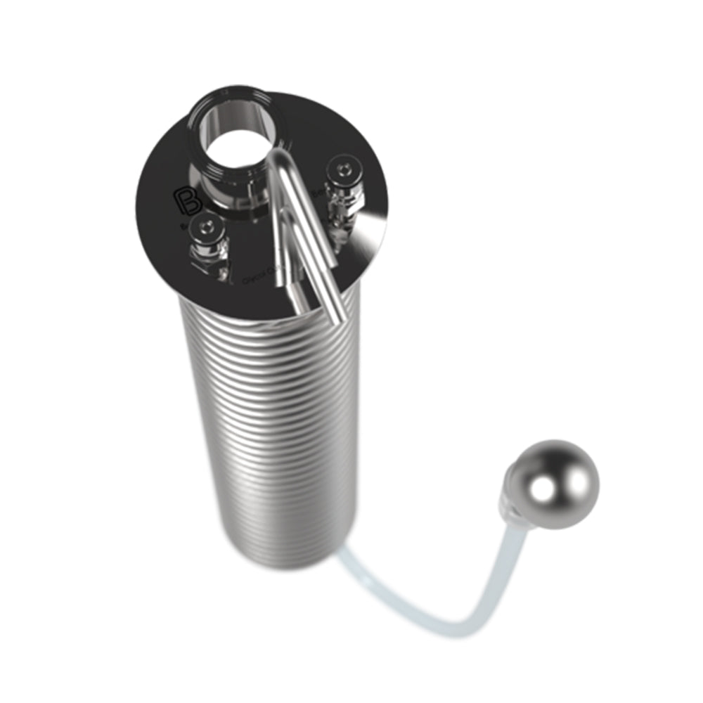 Upgrade your standard model X-series conical with the ultimate in-solution chilling coil. With the coils you will need to use a cooling source like a G40 glycol chiller.