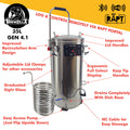 35L BrewZilla Gen 4.1 with Pump 1900/500w - 220-240V AC