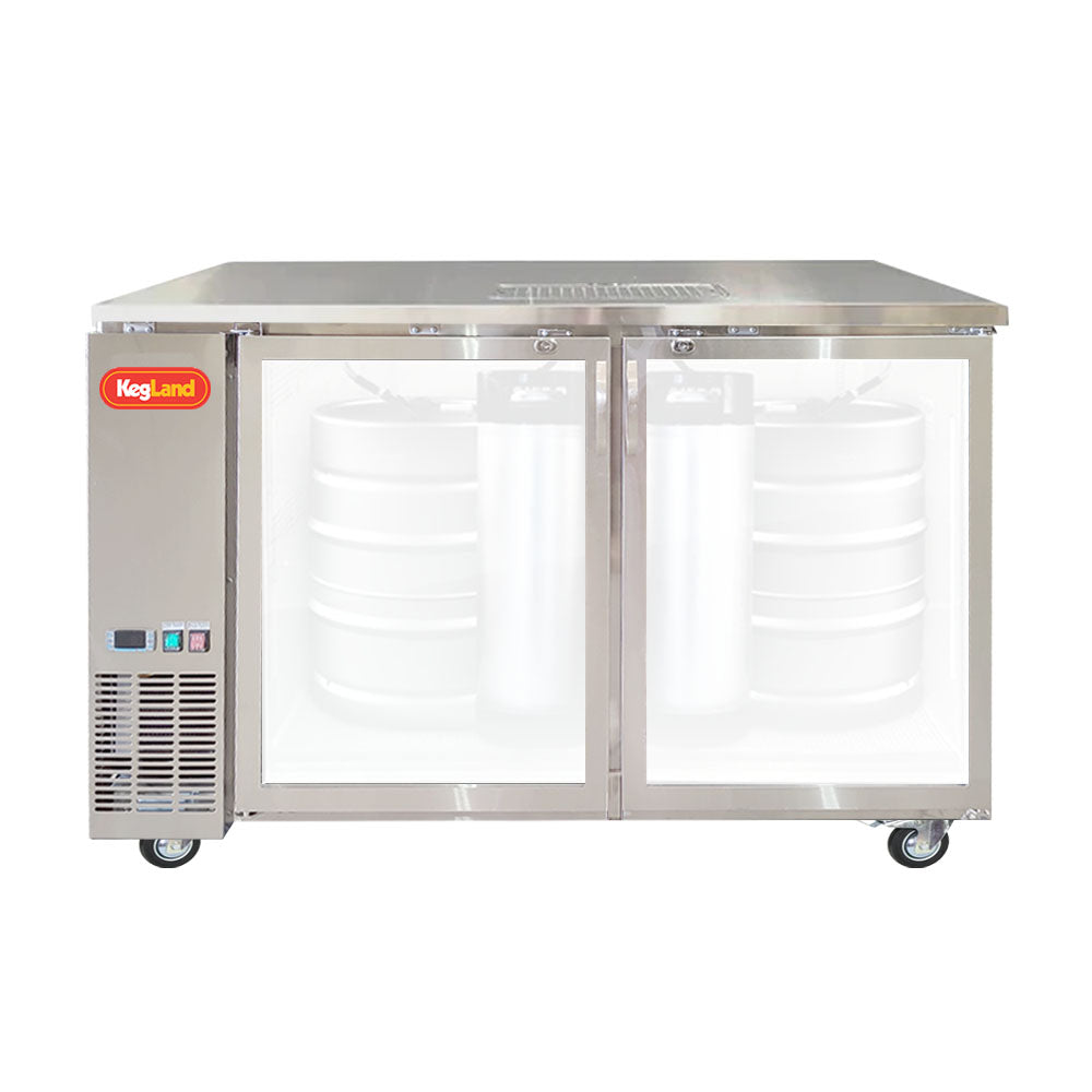 Premium Stainless Steel finish on the new Grand Deluxe 3 Kegerator with double glazed glass doors. Commercial and Tropical Climate Grade, perfect for a cafe or bar.