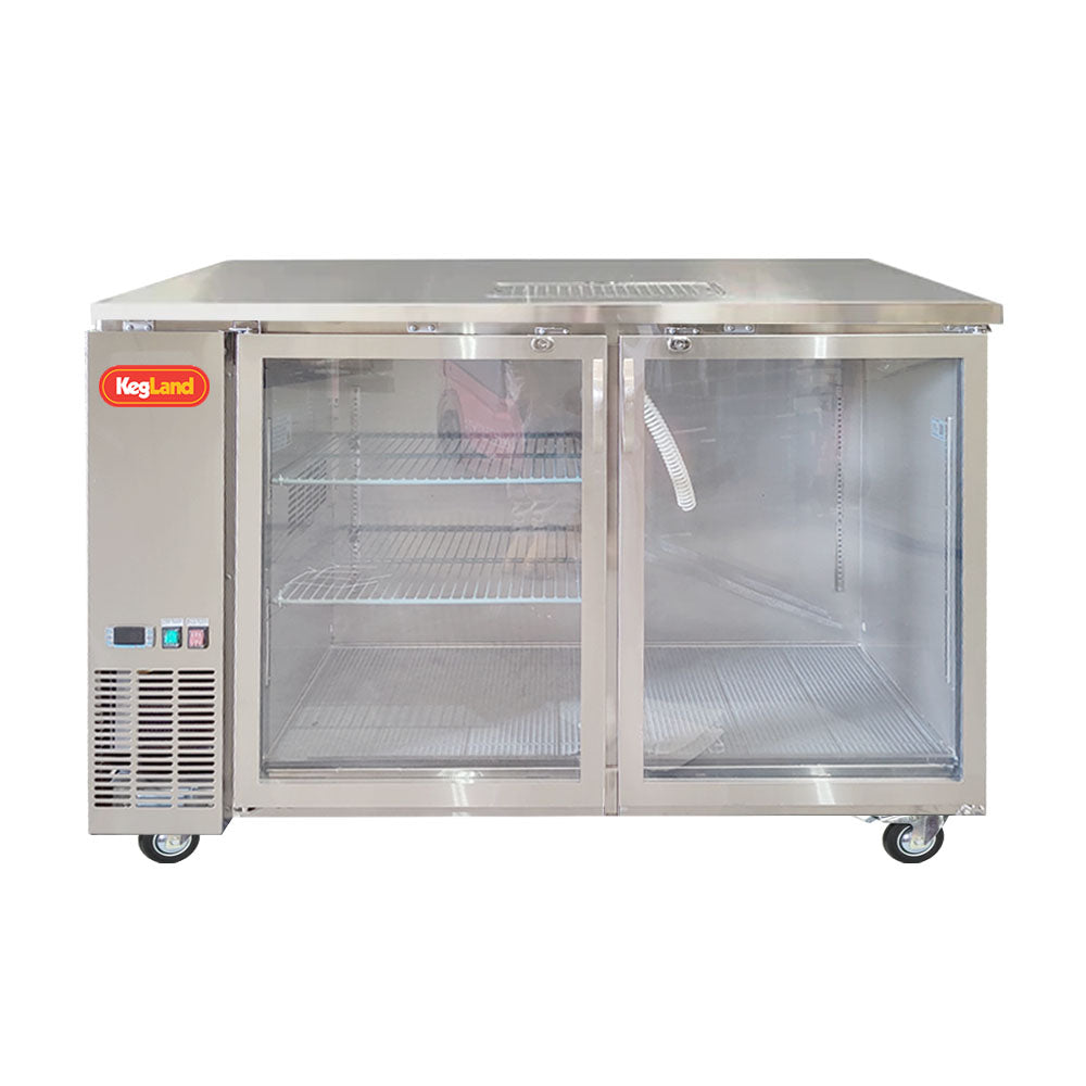 Premium Stainless Steel finish on the new Grand Deluxe 3 Kegerator with double glazed glass doors. Commercial and Tropical Climate Grade, perfect for a cafe or bar.