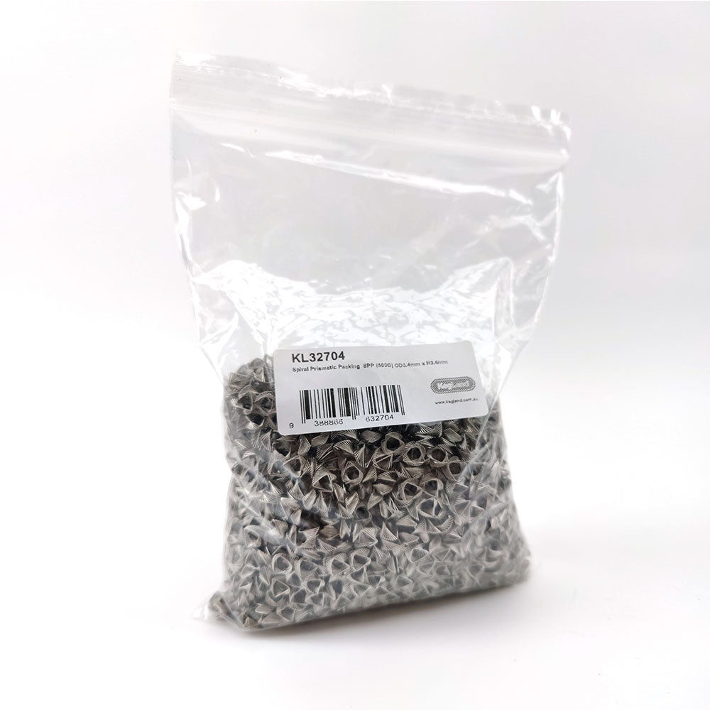 Spiral Prismatic Packing  SPP (500G) 7mm (OD) x 3.6mm (Height)  (Wire 0.4mm)