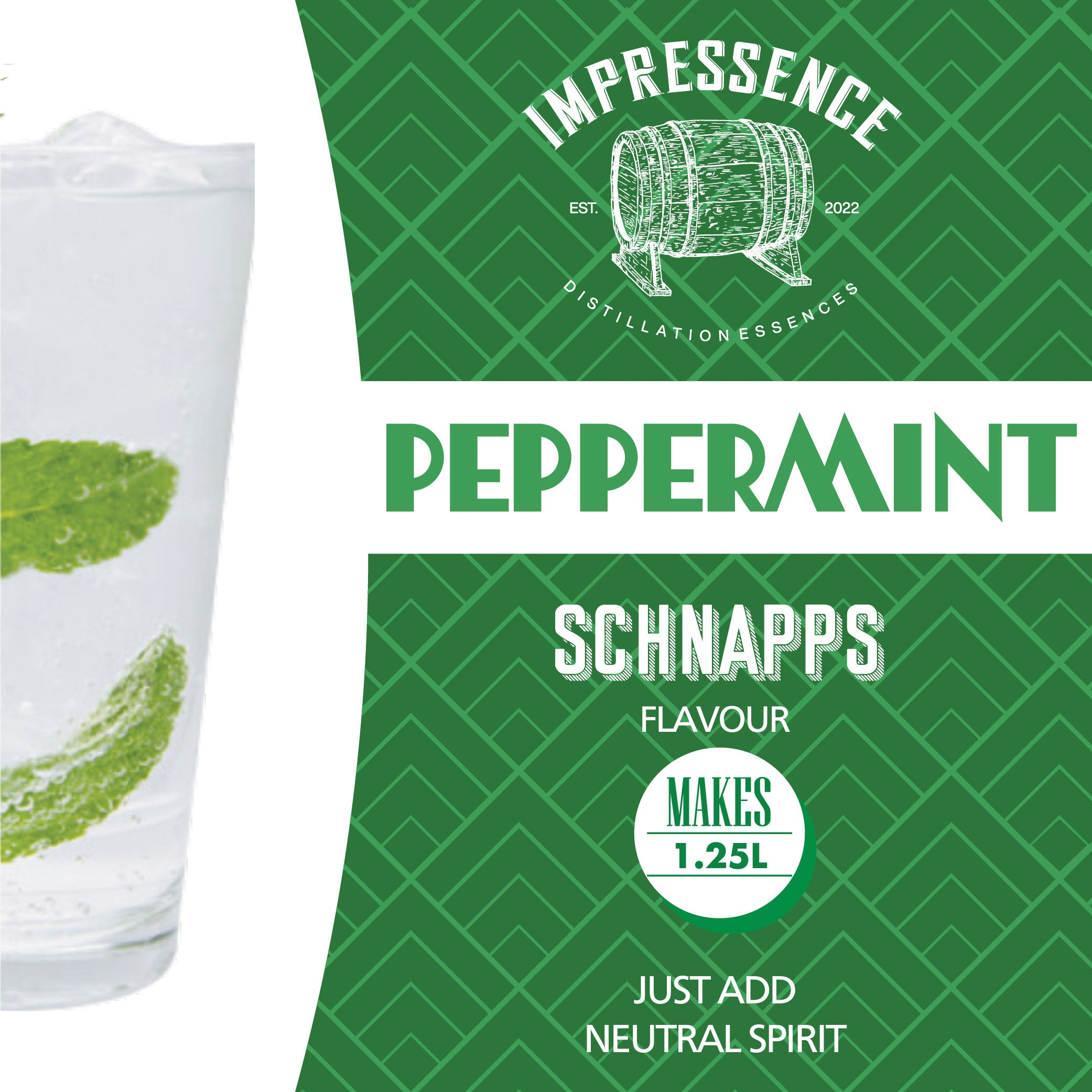 Impressence - Peppermint Schnapps Spirit Flavouring - 50mL
