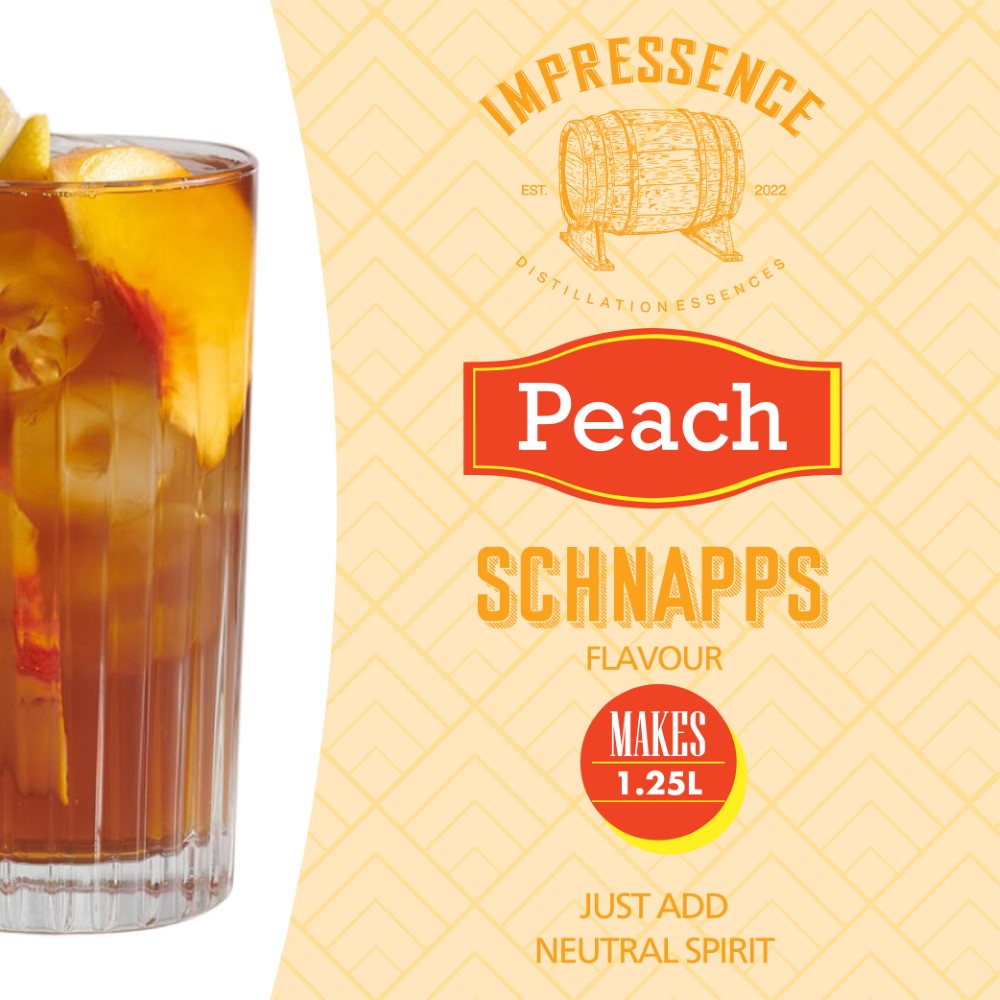 Impressence - Peach Schnapps Spirit Flavouring - 50mL