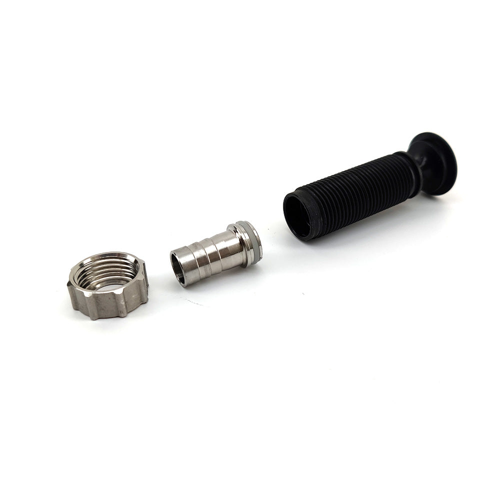 Designed to help spread and distribute your wort in a mash tun for even recirculation. It can also be used as an aerator transfer piece to your fermenter.