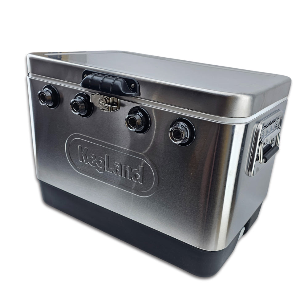 Four Tap SS Jockey Box Starter Kit - Stainless Steel Coils - No Taps & Couplers