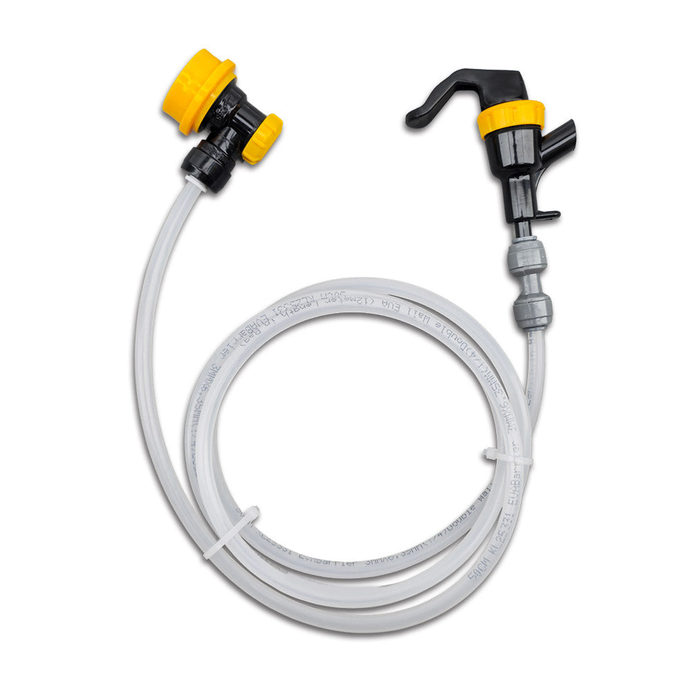 This is the perfect companion for taking small samples from kegs/PET keg bottles. It has enough flow resistance to pour a beer with as little head as possible.