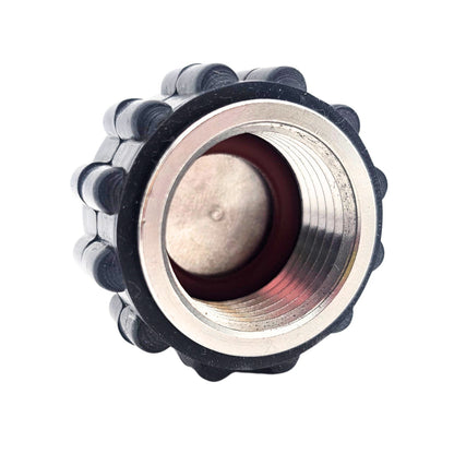 Quick Swivel Connector 1/2' x Stainless Steel End Cap (18mm)