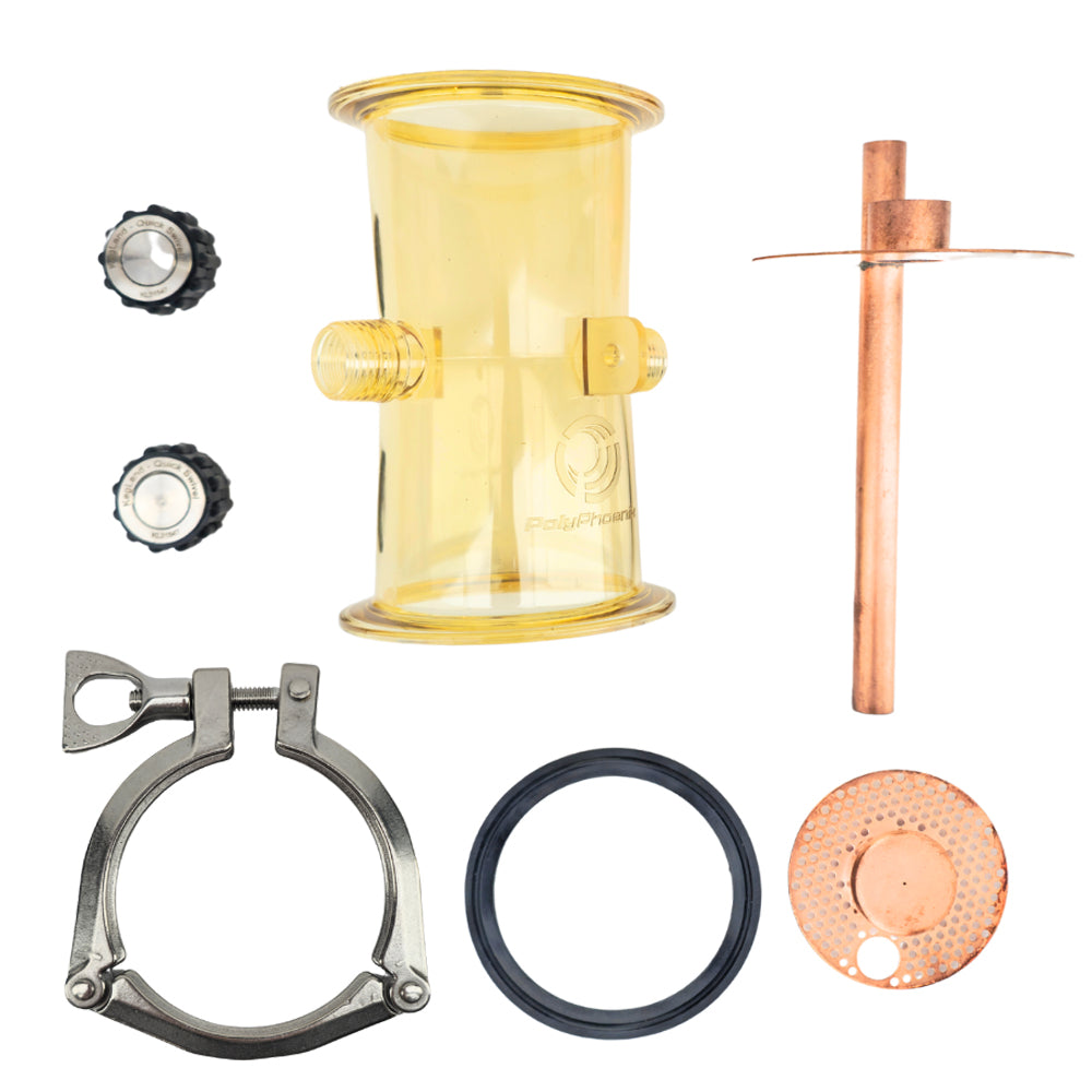 PolyPhoenix - Straight Bubble Capper Kit - PPSU 3 Inch TC