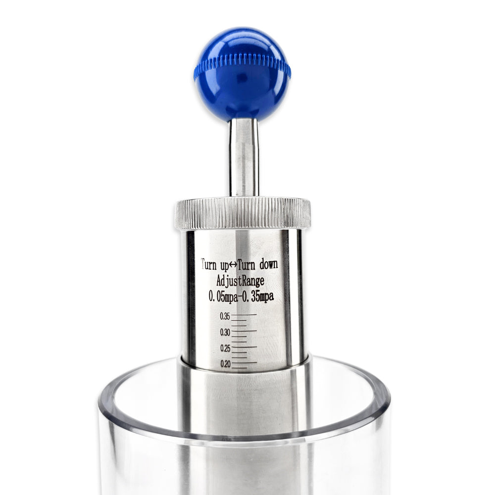 1.5 Inch TC Vertical Spunding Valve with Pressure Gauge