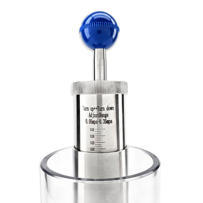 1.5 Inch TC Vertical Spunding Valve with Pressure Gauge