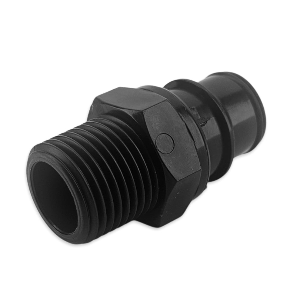 JoinTech Male Connector with Auto Shut Off x 1/2 Inch BSPT Male