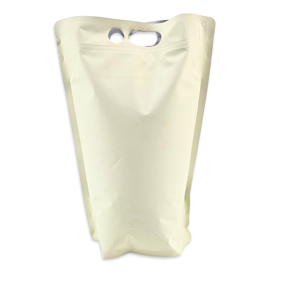 5L Blank Eggshell Stand Up Bladders with Tamper Sealed Tap (Pack of 5)