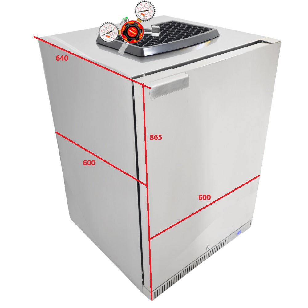 KegLand Undercover / Build In / Semi-Integrated Under Bench Kegerator Base Unit Keg Fridge
