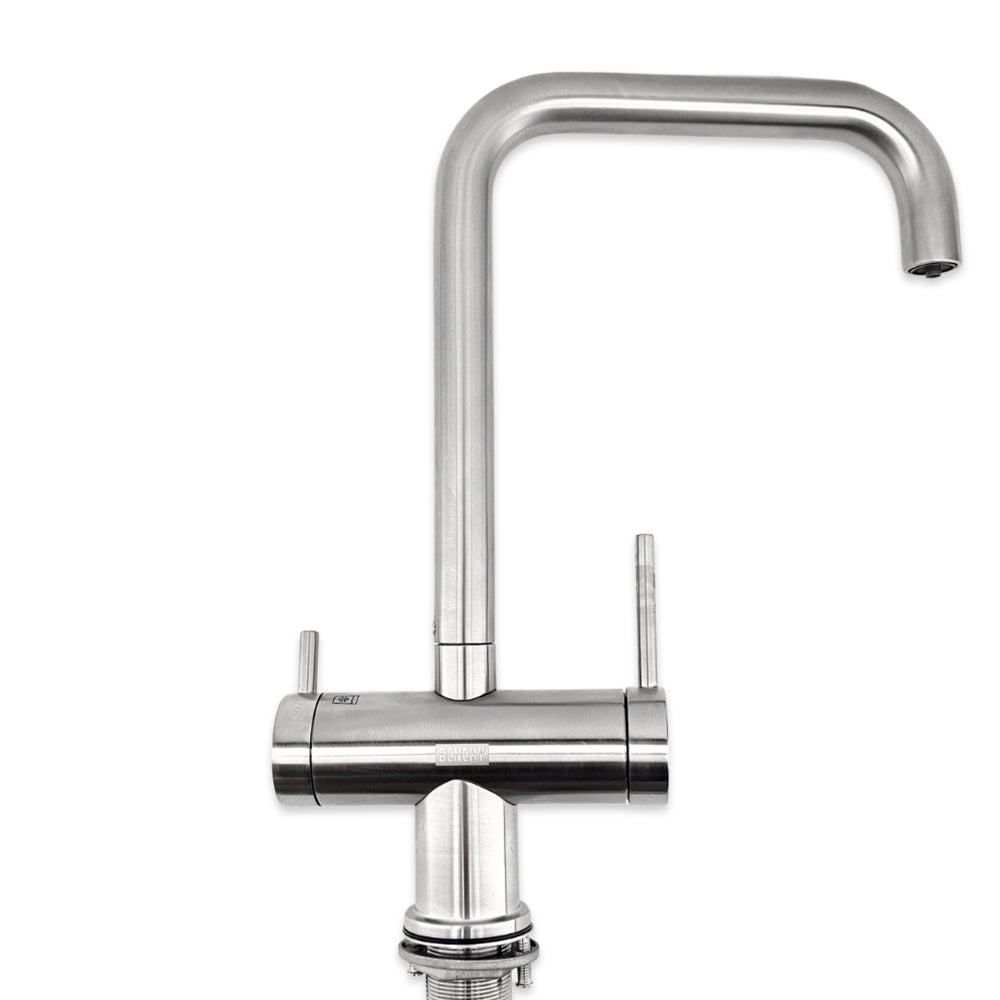 Benchy 4 in 1 Kitchen Mixer Tap (Hot-Cold-Chilled-Sparking) - Stainless Steel
