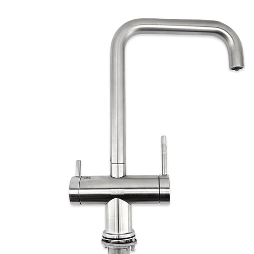Benchy 4 in 1 Kitchen Mixer Tap (Hot-Cold-Chilled-Sparking) - Stainless Steel