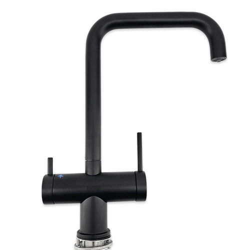 Benchy 4 in 1 Kitchen Mixer Tap (Hot-Cold-Chilled-Sparking) - Matte Black