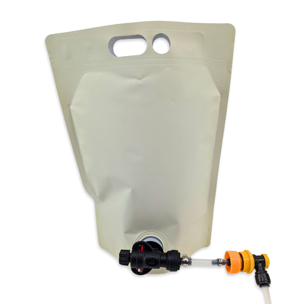 BIB Bladder Connector to Yellow Ball Lock Post