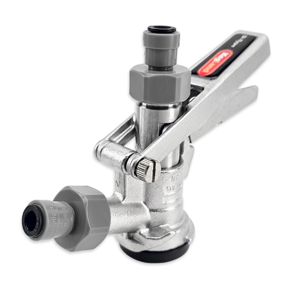 S-Type Keg Coupler All-SS with 8mm duotight Push-Fit