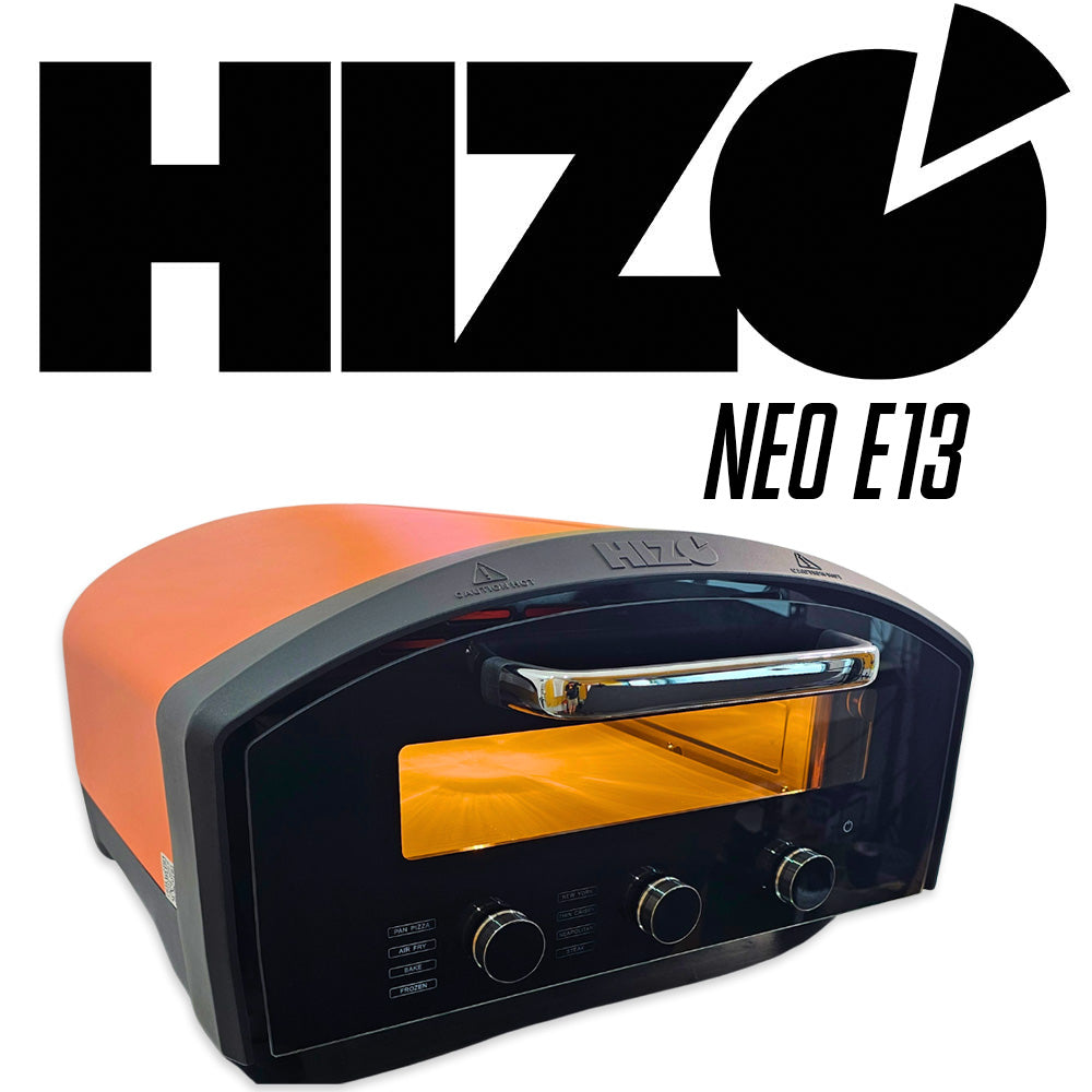HIZO NEO - E13 Electric Pizza Oven (2140w/220-240V 10A) EU (Orange)-EU PLUG(220V)