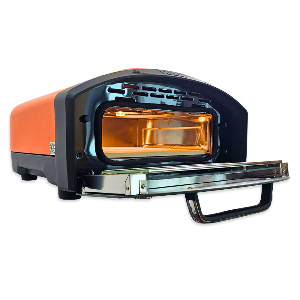 HIZO NEO - E13 Electric Pizza Oven (2140w/220-240V 10A) EU (Orange)-EU PLUG(220V)