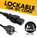 BrewZilla Gen 4 - 10A Lockable Power Cord for 35L