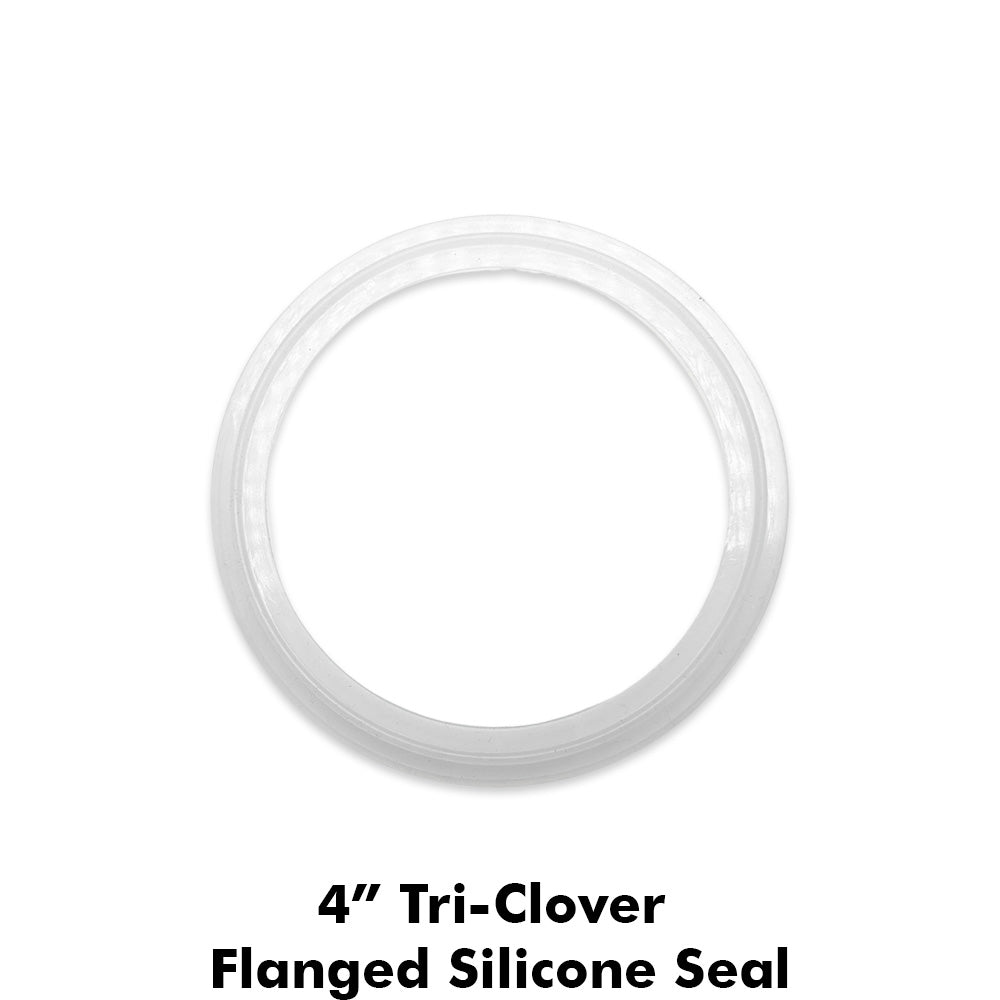 4 inch TC - Flanged Silicone Gasket Seal
