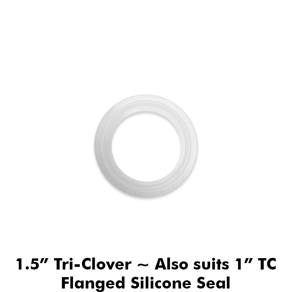 1.5 inch TC - Flanged Silicone Gasket Seal