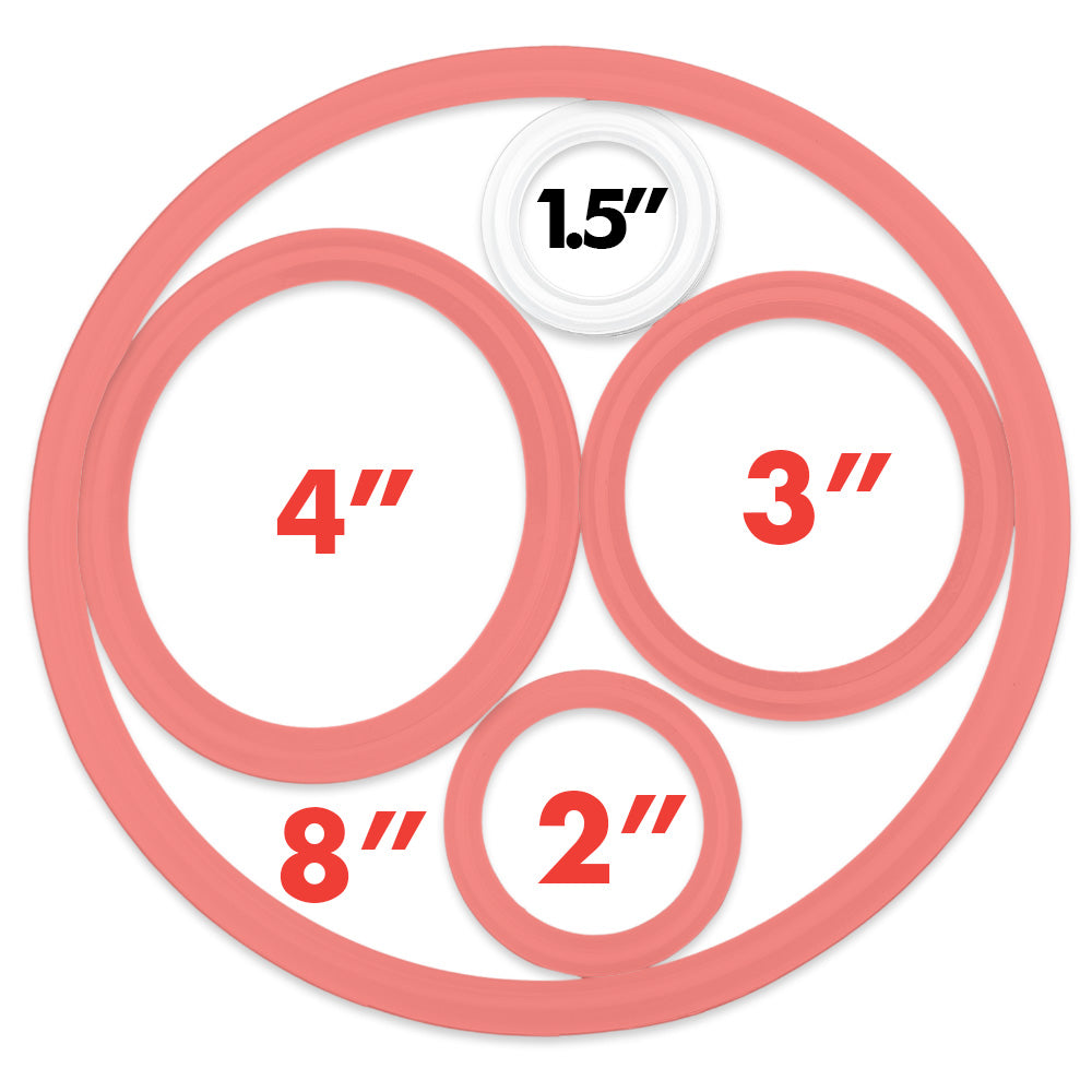 1.5 inch TC - Flanged Silicone Gasket Seal