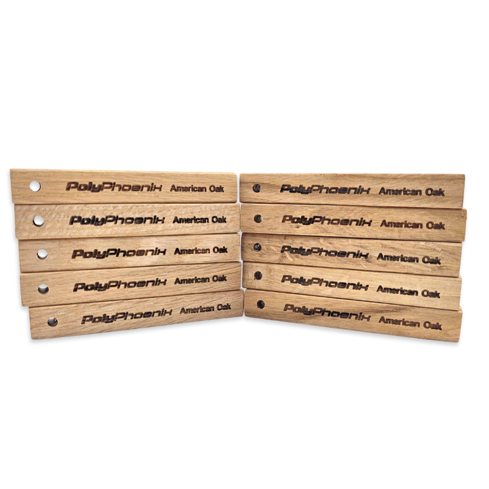 PolyPhoenix Raw Maturation American White Oak Aging Sticks - 10 Pack