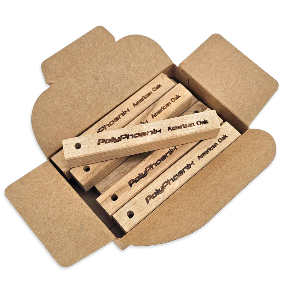 PolyPhoenix Raw Maturation American White Oak Aging Sticks - 10 Pack