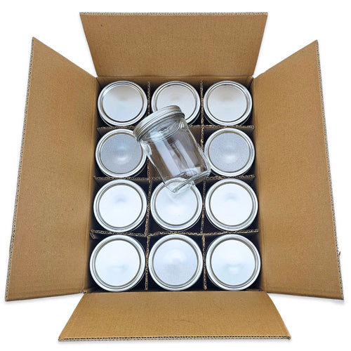 Haul Wide Mouth - 500mL - Pint Mason Jars & Lids - 12 Pack