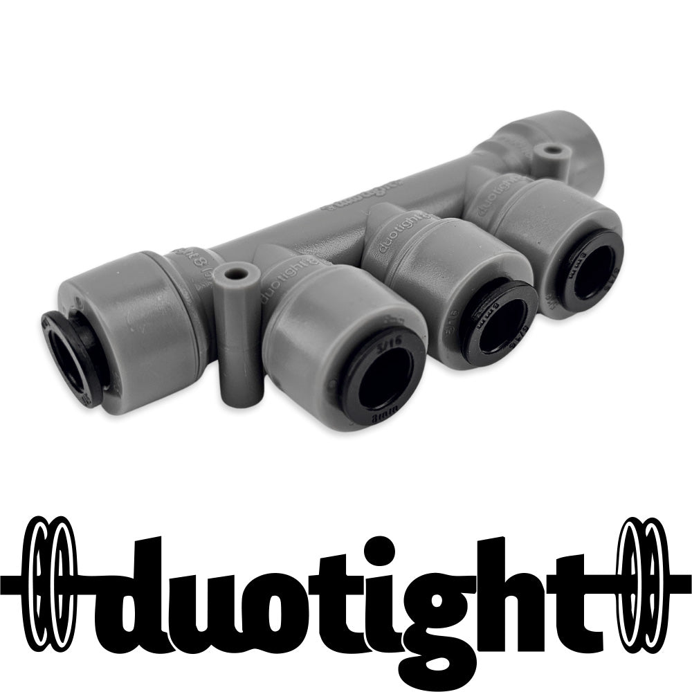 duotight - 8mm (5/16)Female - 5 way Multi-Tee
