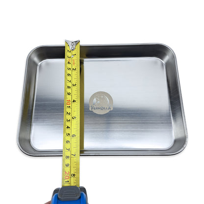 Stainless Steel FermZilla Drip Tray Dish 177mm x 236mm