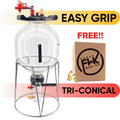 27L FermZilla Tri-Conical Easy-Grip Pressure Fermenter Starter Kit + FREE FreshWortKit!