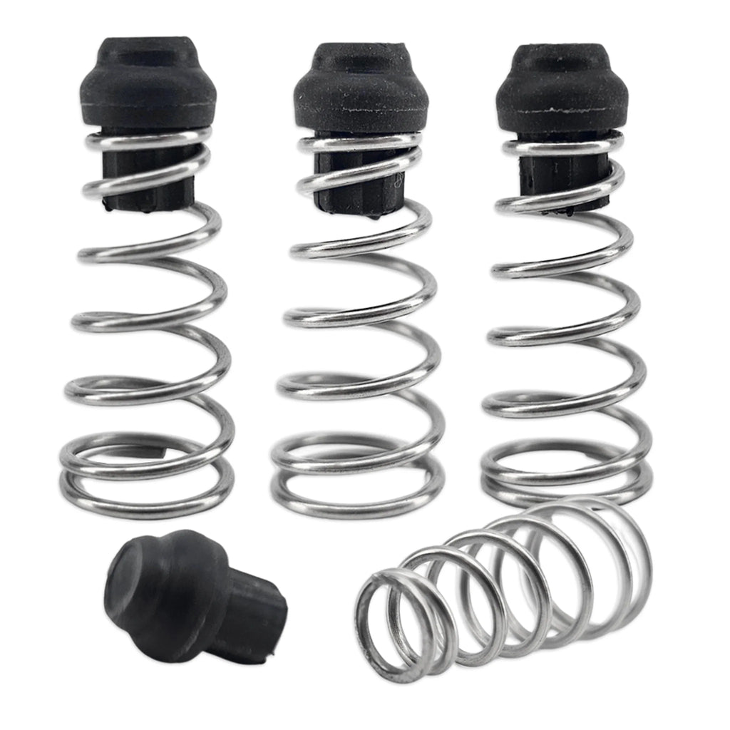4 x Black Eyed Poppets and Springs - Low2