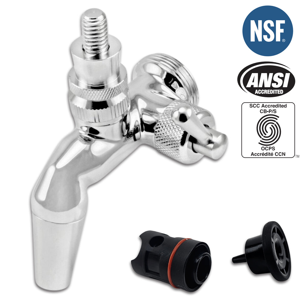 Fc Flo Control NUKATAP FC Tap Only (Stainless Steel) - Flow Control Tap - Laminar Flow ...