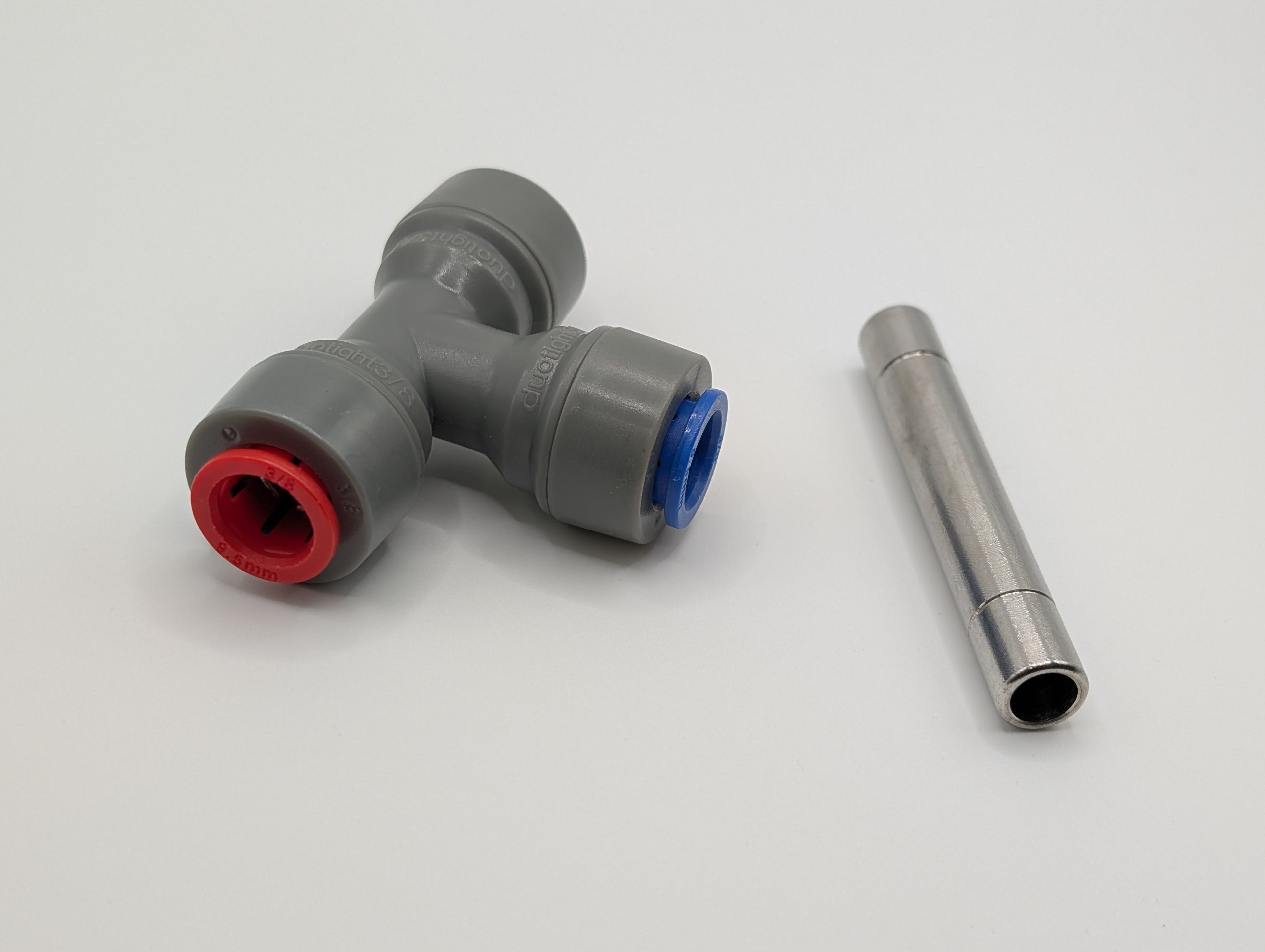 duotight 9.5mm (3/8') Thermowell Tee (suits 3.5 - 4.5mm OD Probe)