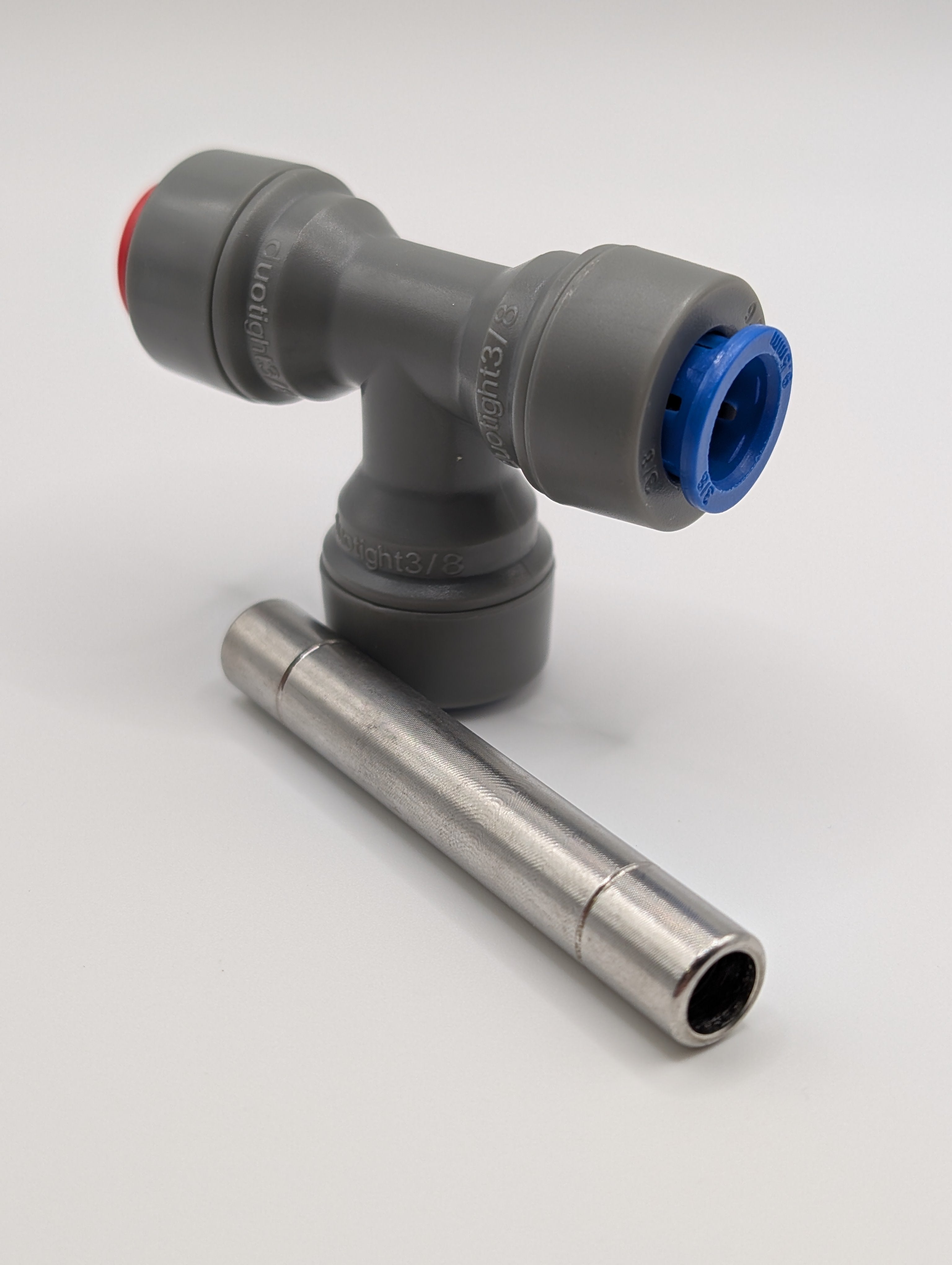 duotight 9.5mm (3/8') Thermowell Tee (suits 3.5 - 4.5mm OD Probe)