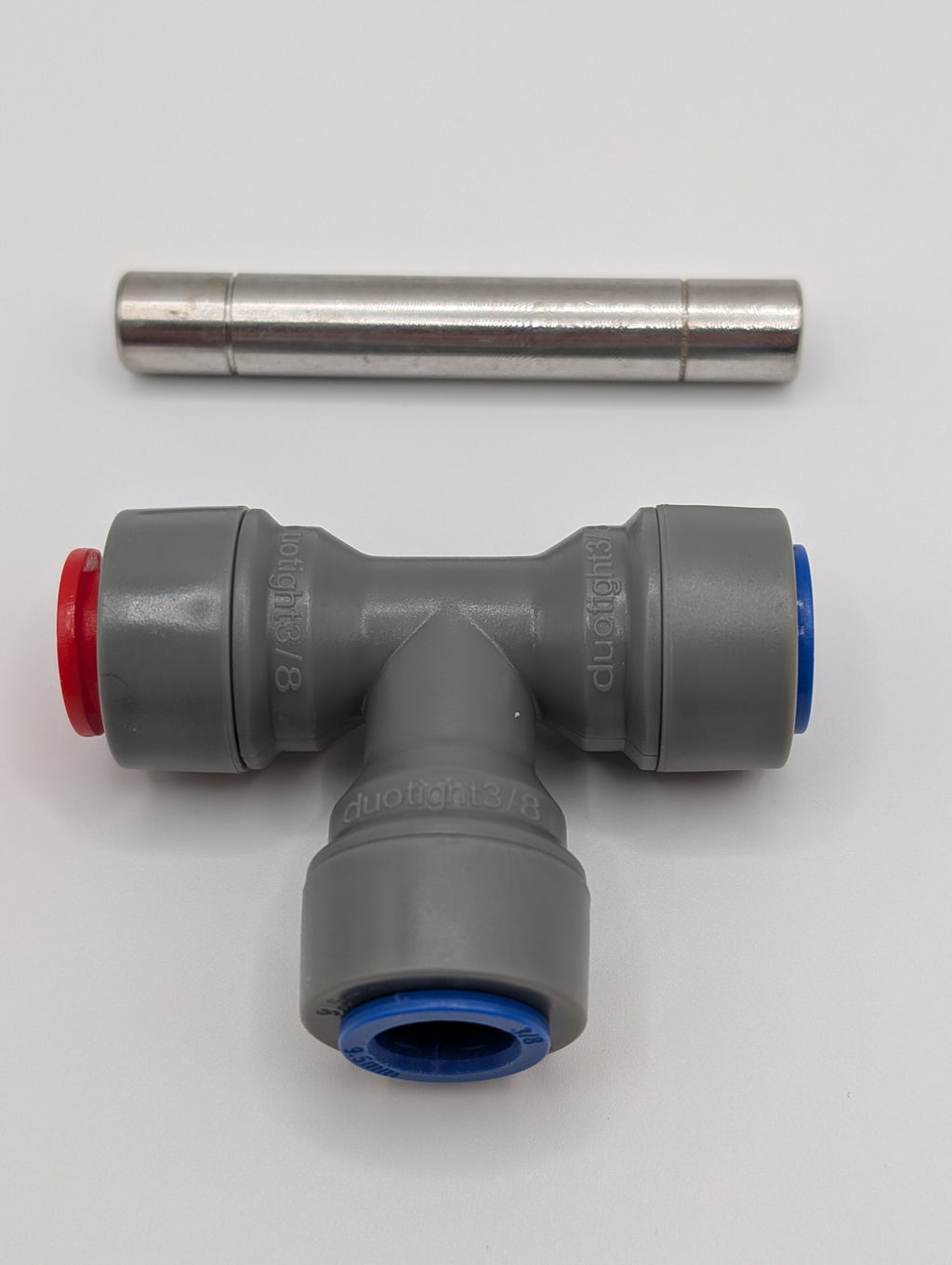 duotight 9.5mm (3/8') Thermowell Tee (suits 3.5 - 4.5mm OD Probe)