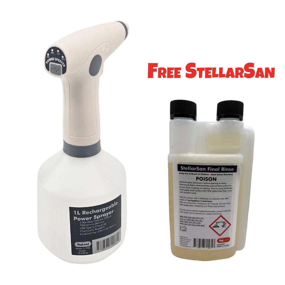 1L Powersprayer + Free StellarSan