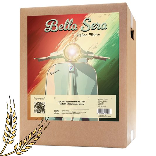 Bella Sera Italian Pilsner All-grain Beer