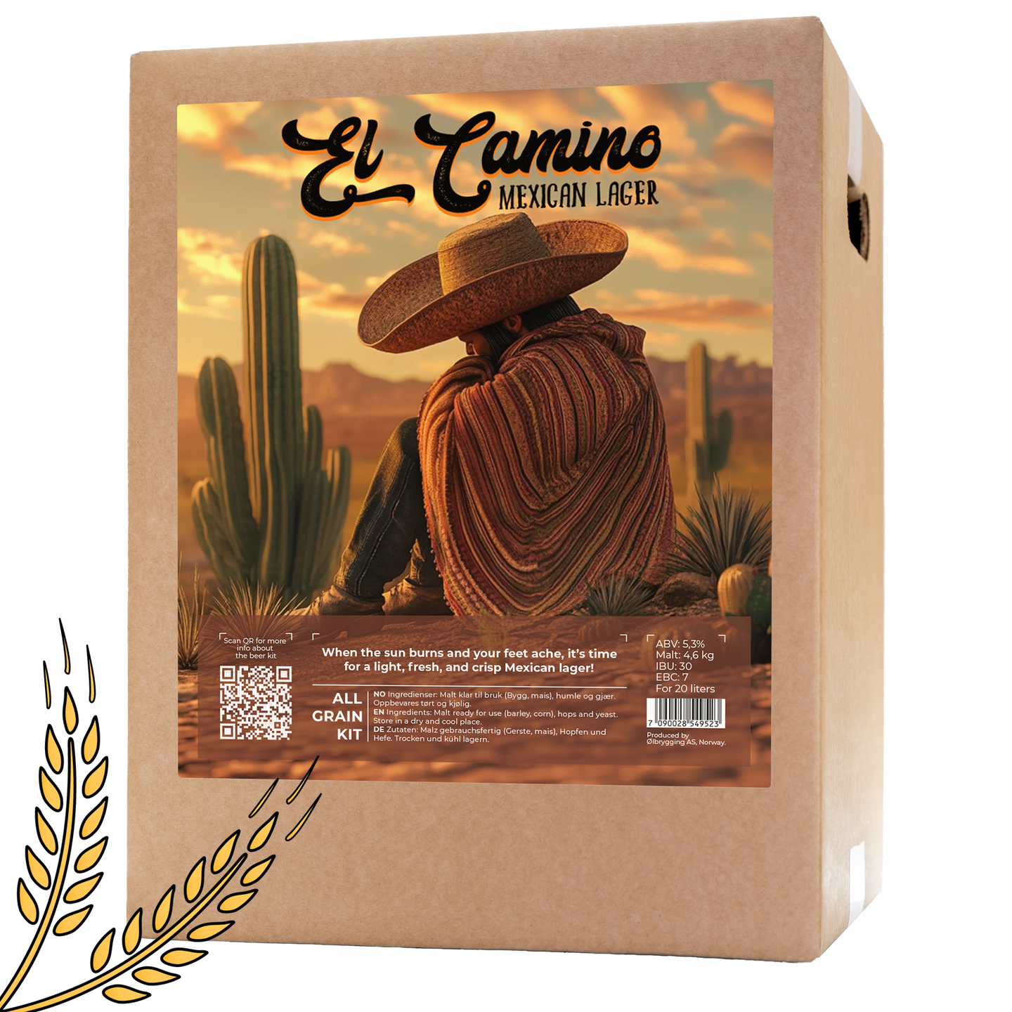 El Camino Mexican Lager All-grain Beer Set