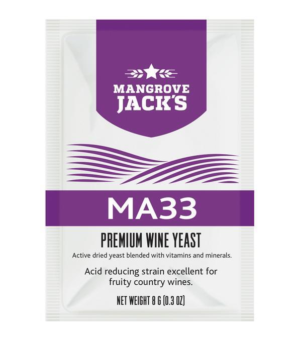 Mangrove Jack's Premium Wine Yeast MA33 - 8g