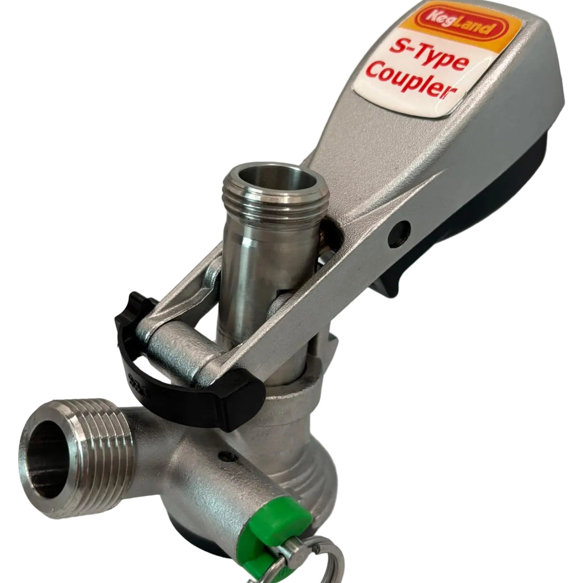 S-Type Keg Coupler S.S  (with PRV 65 psi - KL09164; Without Duotight fittings)