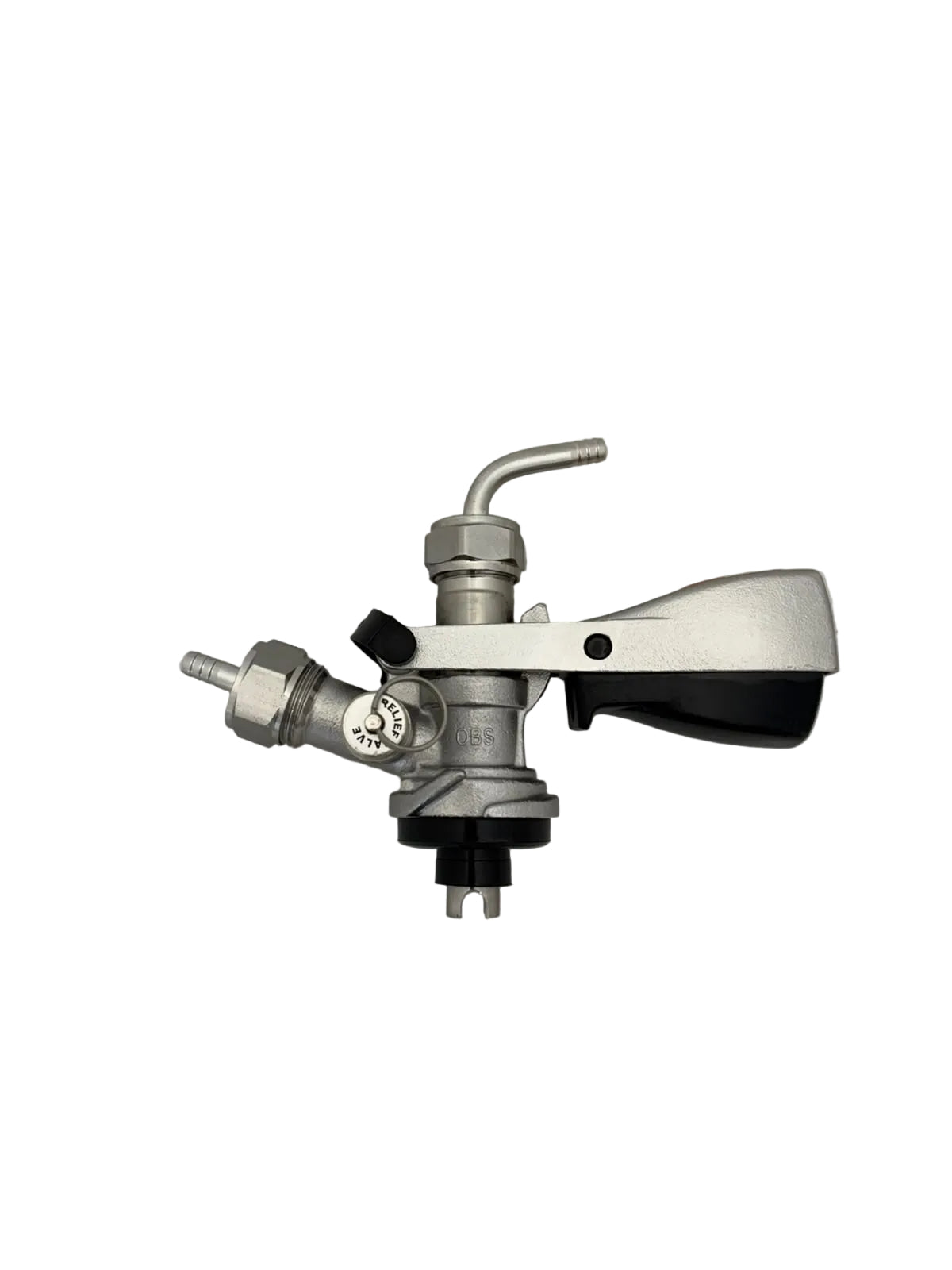 S-Type Keg Coupler S.S (with Pressure Relief Valve)