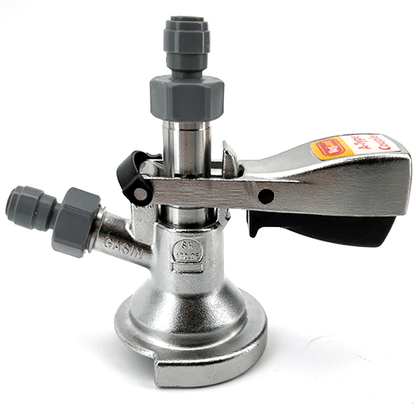 A-Type Keg Coupler S.S (includes 2 x Duotight KL06903) - KegLand